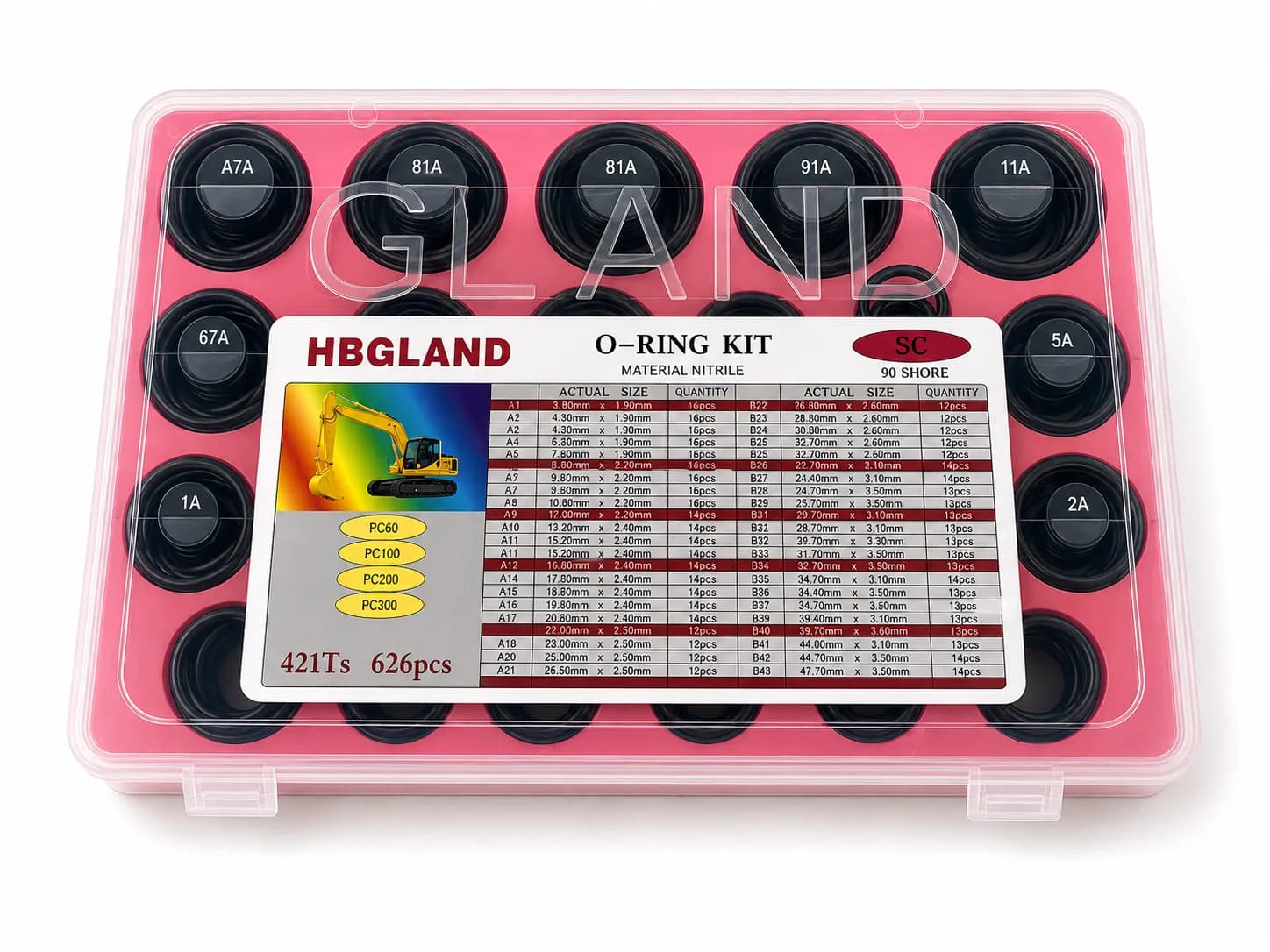Komatsu PC O-Ring Kit