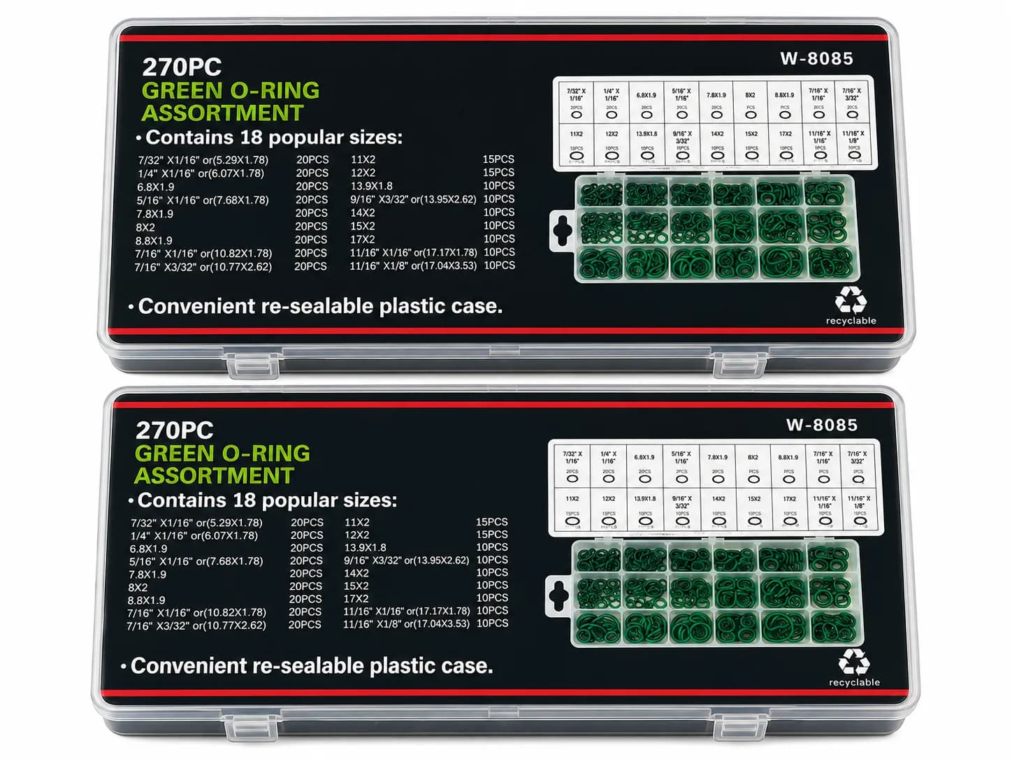 Green A/C O-Ring Kit
